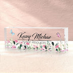 SalaGraphics Desk Name Plate Personalized, Custom by SalaGraphics