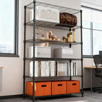 M MZG 6 Tiers Shelf 2100 lbs Steel Storage Shelving Utility Shelving Unit Steel - Image 7