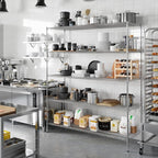 Regal Altair 24" Deep x 72" Wide x 86" Height Wire Shelving Kit | 5-Tier | NSF - Image 7