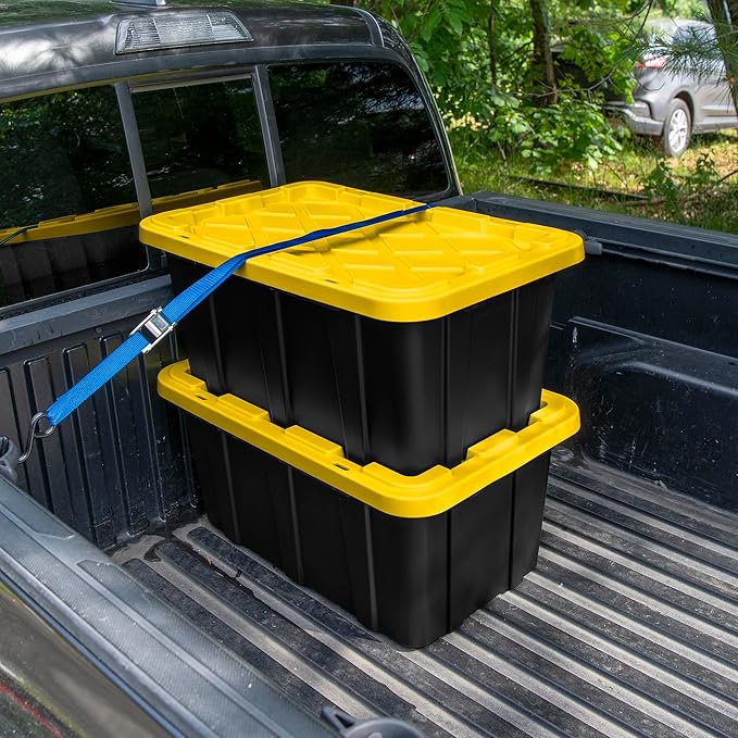 Sterilite 18-Pack Stackable Storage Bins, Heavy Duty Totes w/Lids, 17 Gallon - Image 6