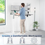 VIVO Electric 55 x 28 in Standing Desk, Memory Height Adjustment, 1B Series - Image 4