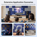 UNECHO 12 Pack 12" X 12" X 0.4" Acoustic Panels - Image 6