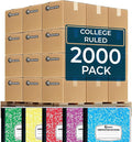 Rosmonde 2000 Pack Composition Notebook Bulk, College Ruled, Full Pallet of by Rosmonde