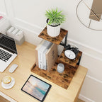 ELITEROO Desk Shelf Organizer, Wood Desktop Organizer Small Bookshelf, 3 Tier - Image 2