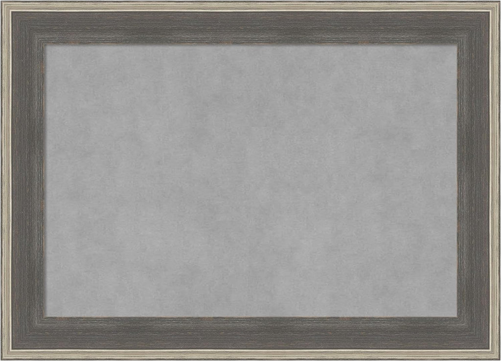 Amanti Art Grey Framed Magnetic Board 21x29 Medium Vision Board