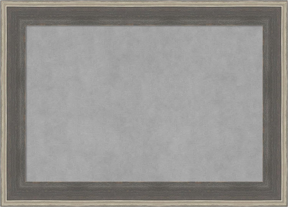 Amanti Art Grey Framed Magnetic Board 21x29 Medium Vision Board