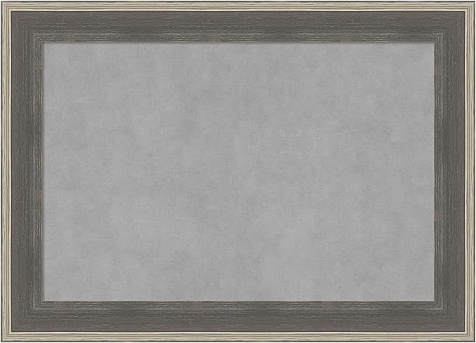 Amanti Art Grey Framed Magnetic Board 21x29 Medium Vision Board by AmantiArt