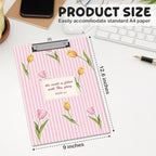 APIILVPQ Tulip Clipboard, Bible Verse Clipboards - Image 2