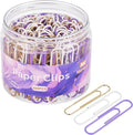 NEEWAY 200pcs Large Purple Paper Clips, 2 Inch Jumbo Paper Clip, Ceative by NEEWAY
