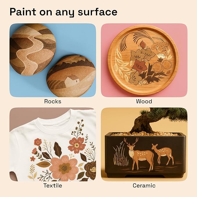ARTISTRO 24 Skin Tone Acrylic Paint Markers - Image 4