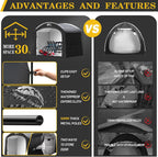 happy travel bike storage shed tent, waterproof portable, close-up detail