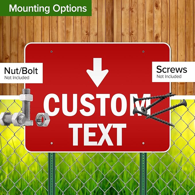 Custom Arrow, Custom Directional Sign, Down Arrow, 36x48 Inches, Reflective - Image 5