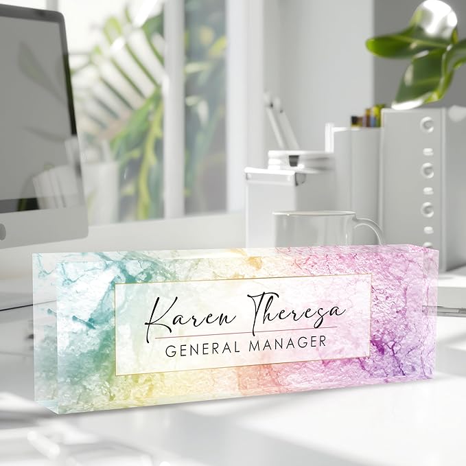 Custom Office Name Plate, Personalized Gifts - Image 2