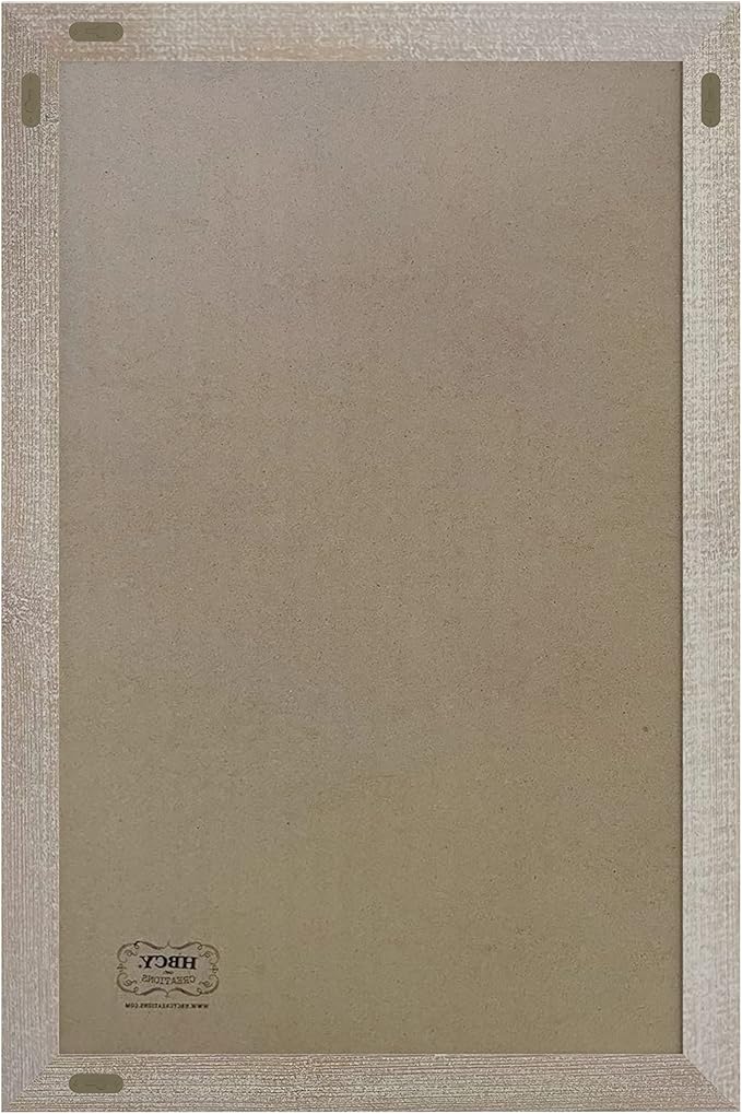 HBCY Creations 24" X 36" Weathered Lightwash Solid Wood Frame Wall Chalkboard - Image 5