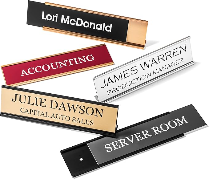 Providence Engraving Personalized Desk Name Plates by ProvidenceEngraving