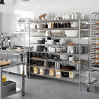 Regal Altair 24" Deep x 72" Wide x 74" Height Wire Shelving Kit | 8-Tier | NSF - Image 4