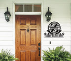 Personalized House Number Monogram Sign, Custom Address Sign - Image 2