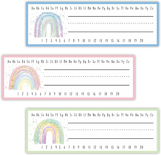 30 Name Tags Labels by YKYENR