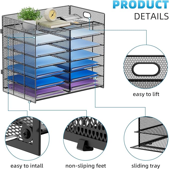 Lavatino 7 Tier Paper Organizer - Image 3