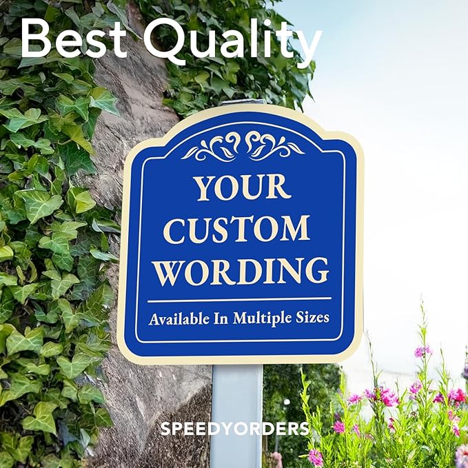 Custom Decorative Outdoor Metal Sign - Image 8