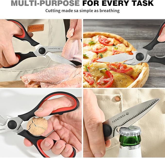 Kitchen Cooking Shears Heavy Duty Kitchen Scissor with, Detachable, All Purpose - Image 4