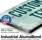Custom Sign, Custom Street Sign, 11 Font Colors, 13 Font Styles, 4 Hole Options - Image 3