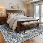 GENIMO 6x9 Area Rugs for Living Room, Machine Washable Non Slip Vintage Rugs - Image 9