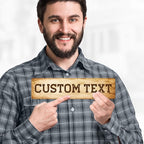 Custom Sign, Custom Street Sign, 11 Font Colors, 13 Font Styles, 4 Hole Options - Image 2