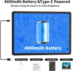 elice rechargeable a4 light pad with carry bag, close-up detail