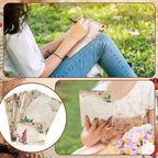 TaoBary 160 Pcs Stationery Paper Set 50 Double Sided Stationery Papers - Image 5