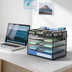 Docnest 5 Tier Mesh Desk Organizer- Letter Tray - Image 6