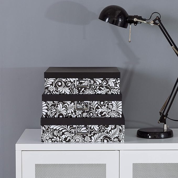 Soul & Lane Modern Botanical Decorative Cardboard Boxes - Image 4