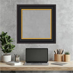 Amanti Art Black Framed Magnetic Board 22x22 Small Vision Board - Image 6