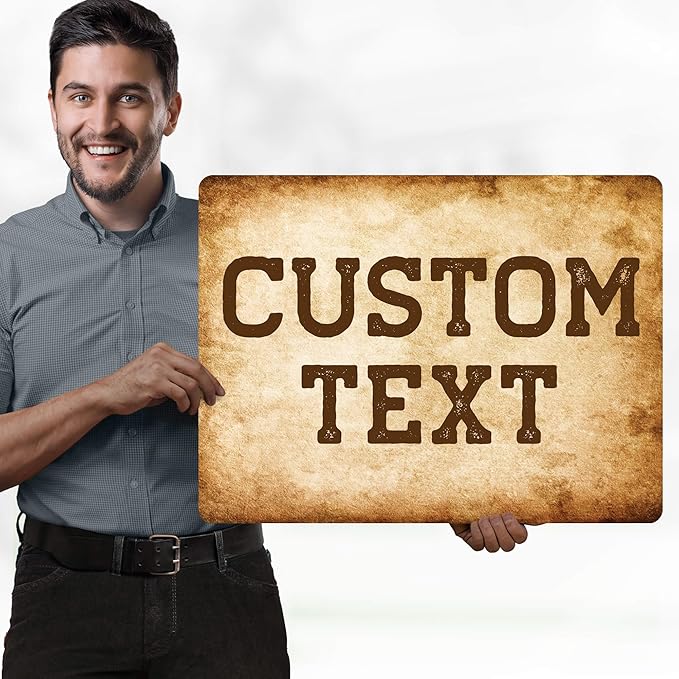 Custom Sign, Custom Street Sign, 11 Font Colors, 13 Font Styles, 4 Hole Options - Image 2