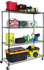 Seville Classics UltraDurable Heavy Duty NSF Solid Steel Wire Rack Storage Unit - Image 10