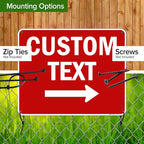 Custom Arrow, Custom Directional Sign, Right Arrow, 24x30 Inches, Rust Free - Image 5