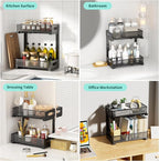 Beleeb Under Sink Organizer, Height Adjustable Organization and Storage Series - Image 6