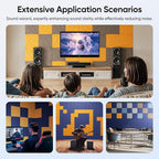 UNECHO 12 Pack 12" X 12" X 0.4" Acoustic Panels - Image 6