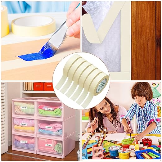 Fainne Masking Tape Bulk General Purpose Masking Painting Tape 55 Yards - Image 7