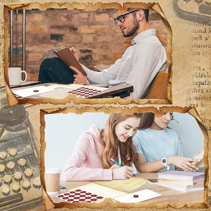 TaoBary 160 Pcs Stationery Paper Set 50 Double Sided Stationery Papers - Image 6