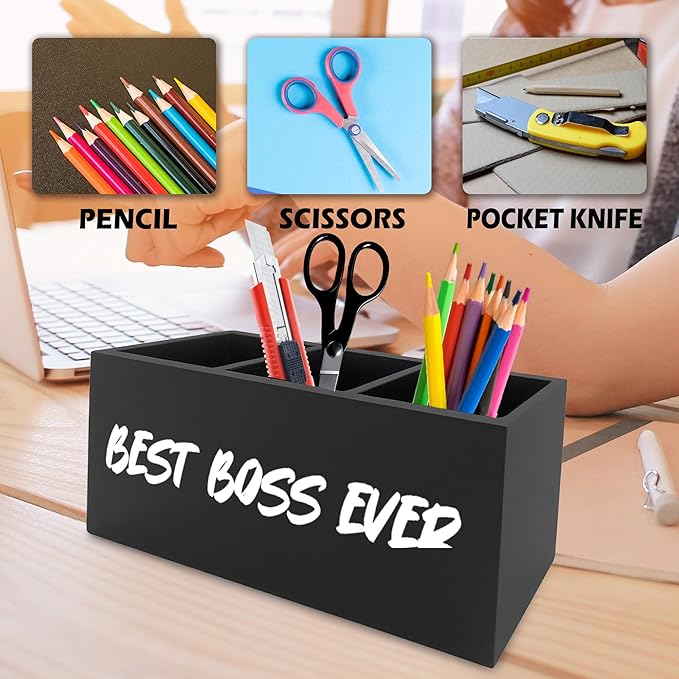 QZQE Boss Gifts Pen Pencil Holder Organizer - Image 6