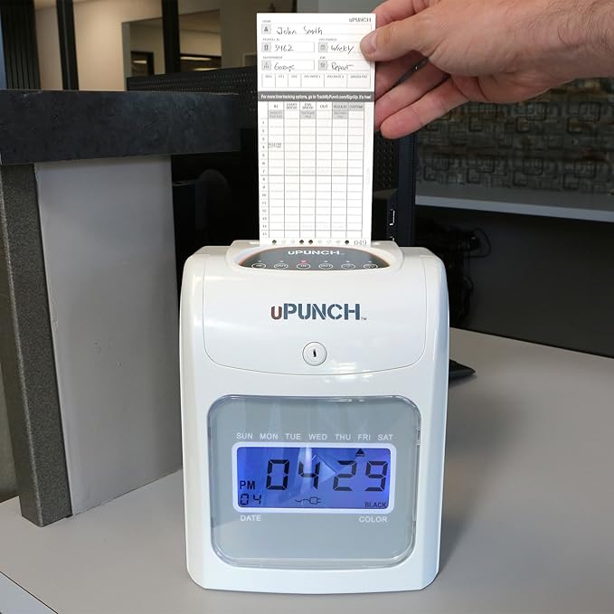 uPunch HN2500 Calculating Time Clock Bundle - Image 2