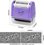 Miseyo Identity Theft Protection Roller Stamp Set - Image 2