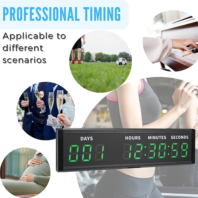 Large Display Digital Countdown Clock, LED Large Display Count Up/Count Down - Image 7