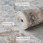 GENIMO Runner Rug 2'6"x6 Machine Washable Non Slip Vintage Hallway Runner Rug - Image 4
