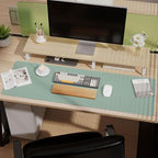 Aothia Leather Desk Pad Protector, Office Desk Mat, Large Mouse Pad, Laptop - Image 4