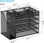Marbrasse 5-Tier Desk Organizer - Image 2