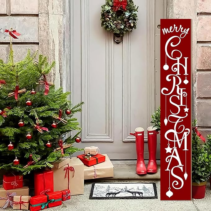 ARTUFAN Merry Christmas Red - Image 5
