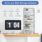 EasyPAG Wall File Holder 14 Tier Mesh Hanging Folder Organizer - Image 4