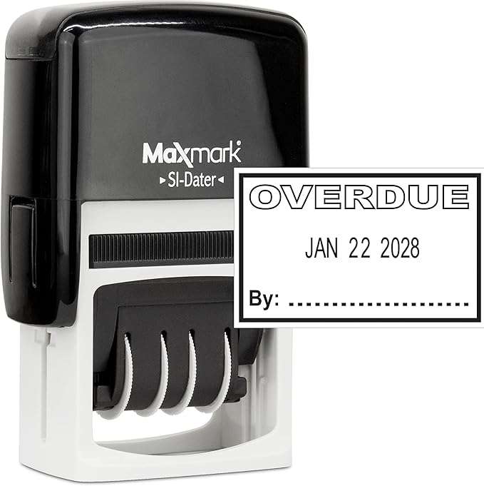 MaxMark Office Self Inking Date Stamp by Maxmark